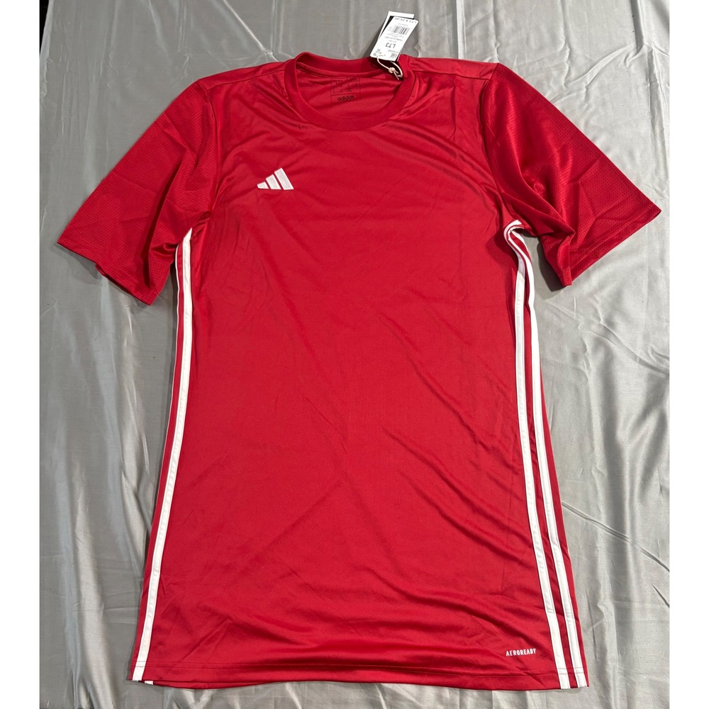 Adidas Tabela 23 Jersey Mens LT3 Red White Soccer Shirt HT6552 Slim Fit New